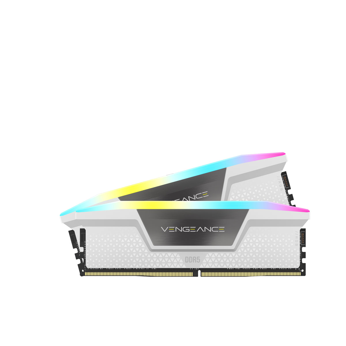 CORSAIR VENGEANCE RGB DDR5 64GB (2 x 32GB) DDR5 6000 CL30-36-36-76 1.40V Intel XMP & AMD EXPO - White