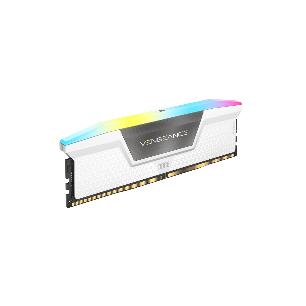 CORSAIR VENGEANCE RGB DDR5 64GB (2 x 32GB) DDR5 6000 CL30-36-36-76 1.40V Intel XMP & AMD EXPO - White