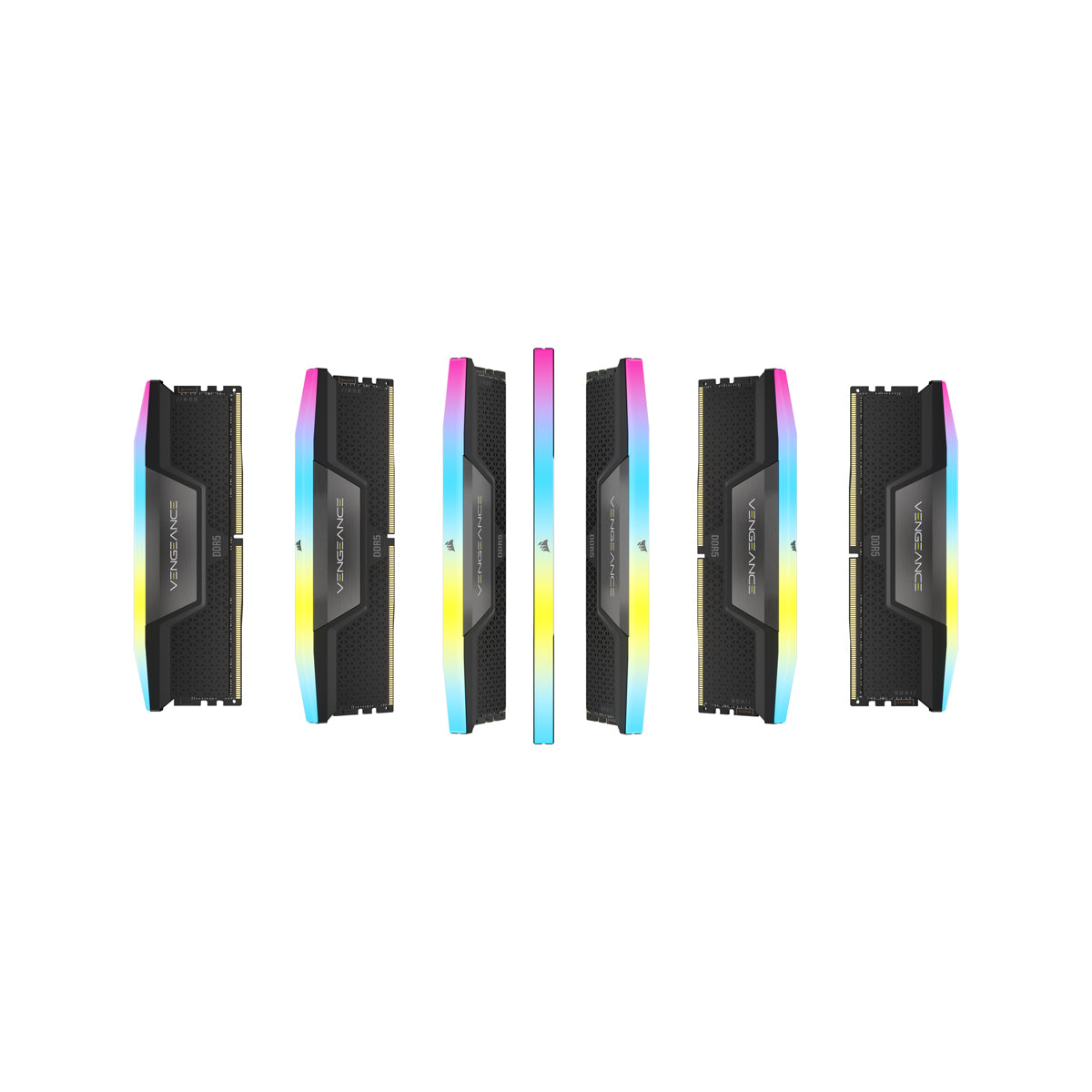 CORSAIR VENGEANCE RGB DDR5 64GB (2 x 32GB) DDR5 6000 CL40-40-40-77 1.35V Intel XMP & AMD EXPO - GREY