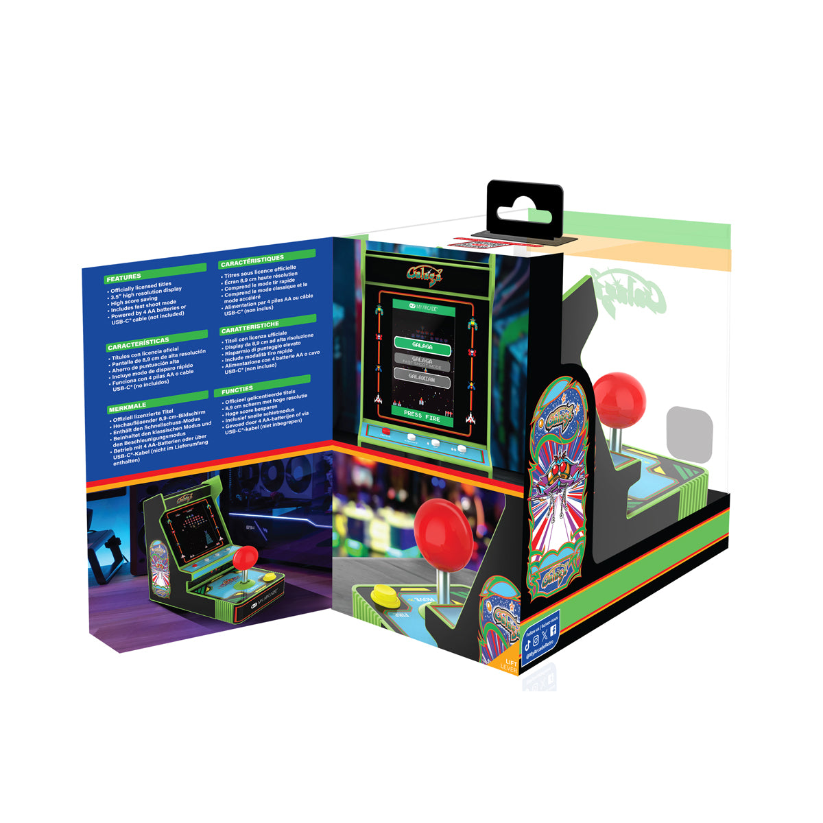 JOYSTICK PLAYER 6.8" GALAGA