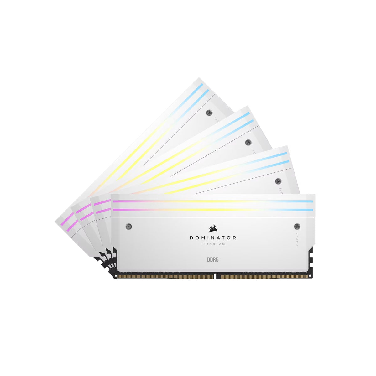 CORSAIR DOMINATOR TITANIUM 64GB (4 x 16GB) DDR5 6400 CL32-40-40-84 1.40V Intel XMP - WHITE