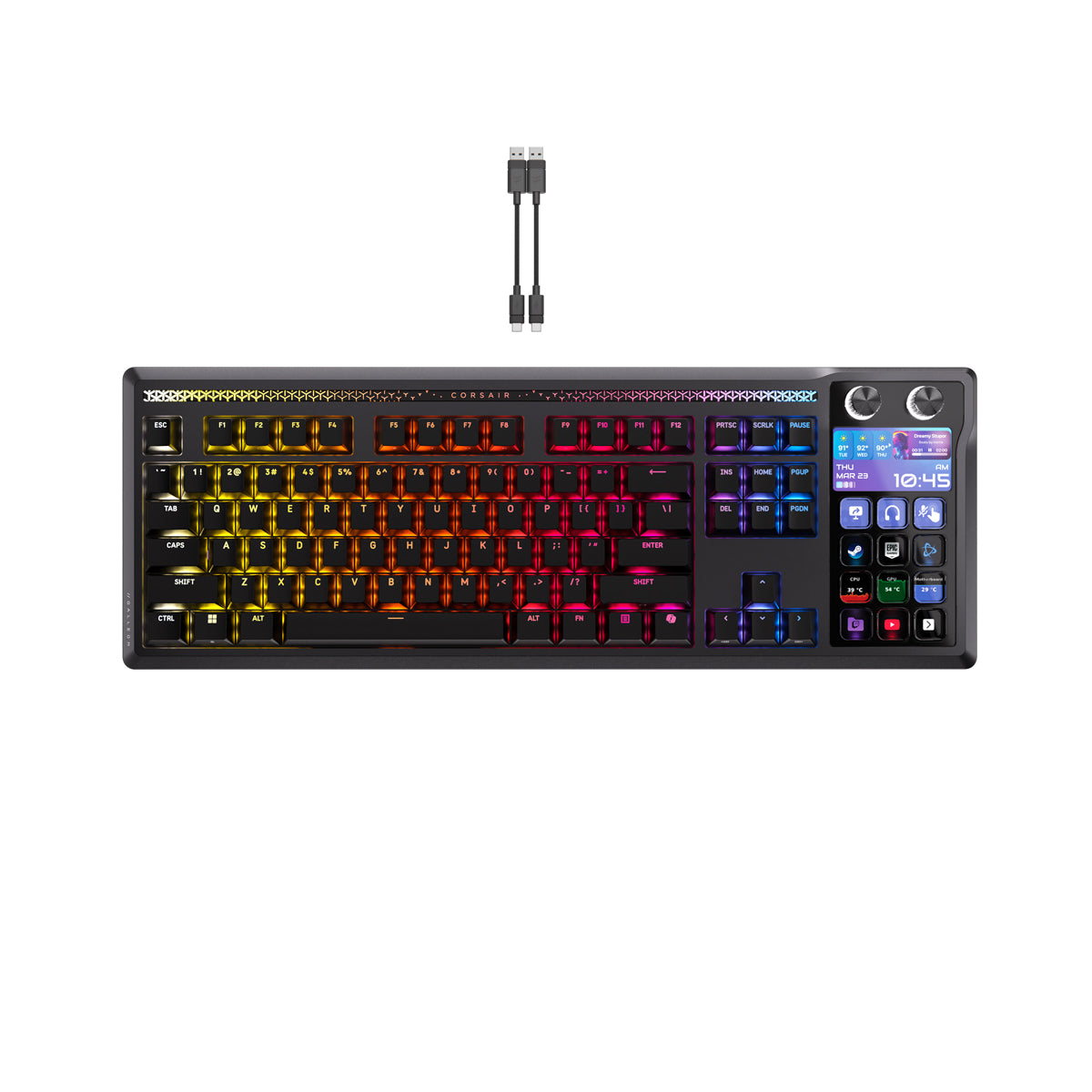 CORSAIR GALLEON 100 SD - Tastiera meccanica integrata Stream Deck