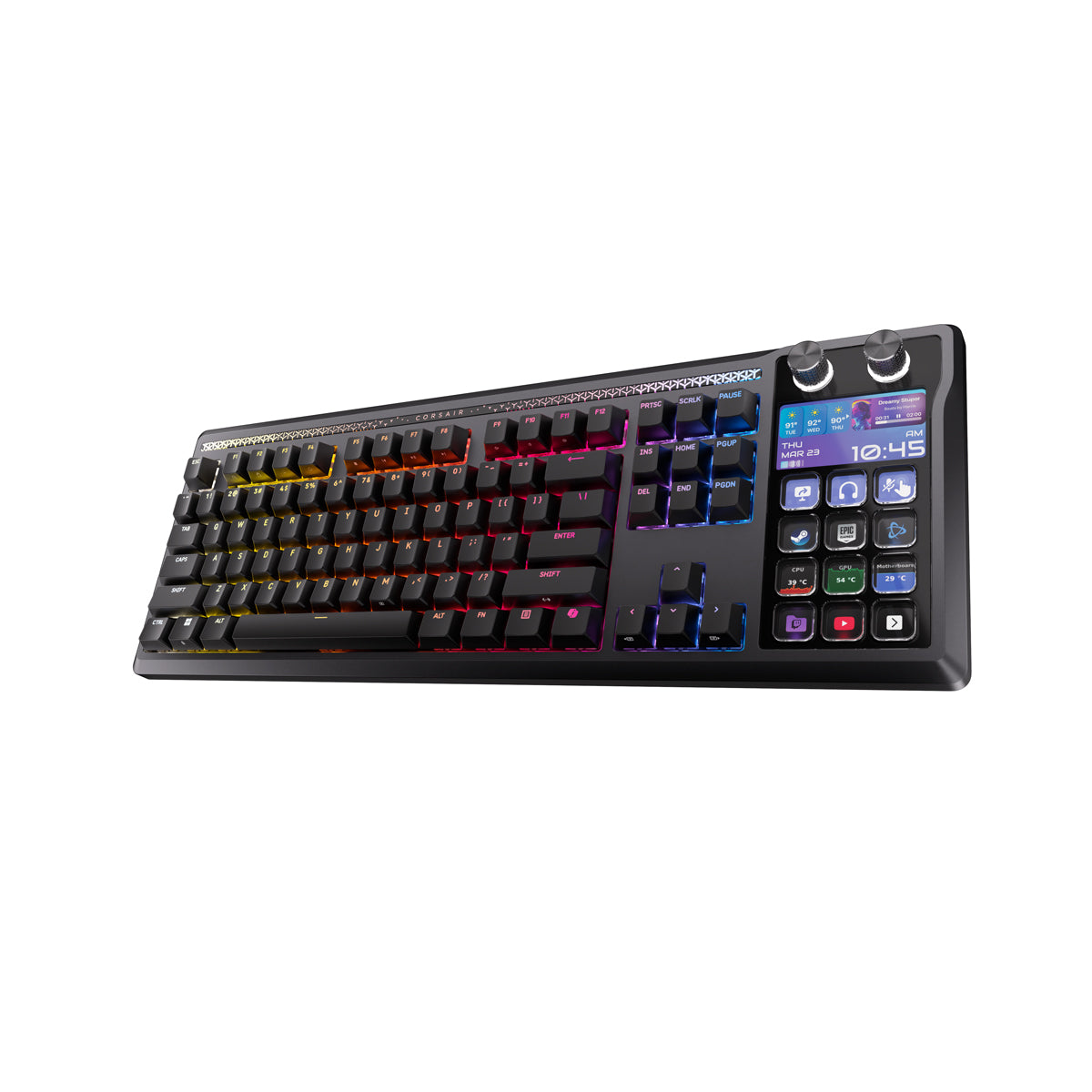 CORSAIR GALLEON 100 SD - Tastiera meccanica integrata Stream Deck