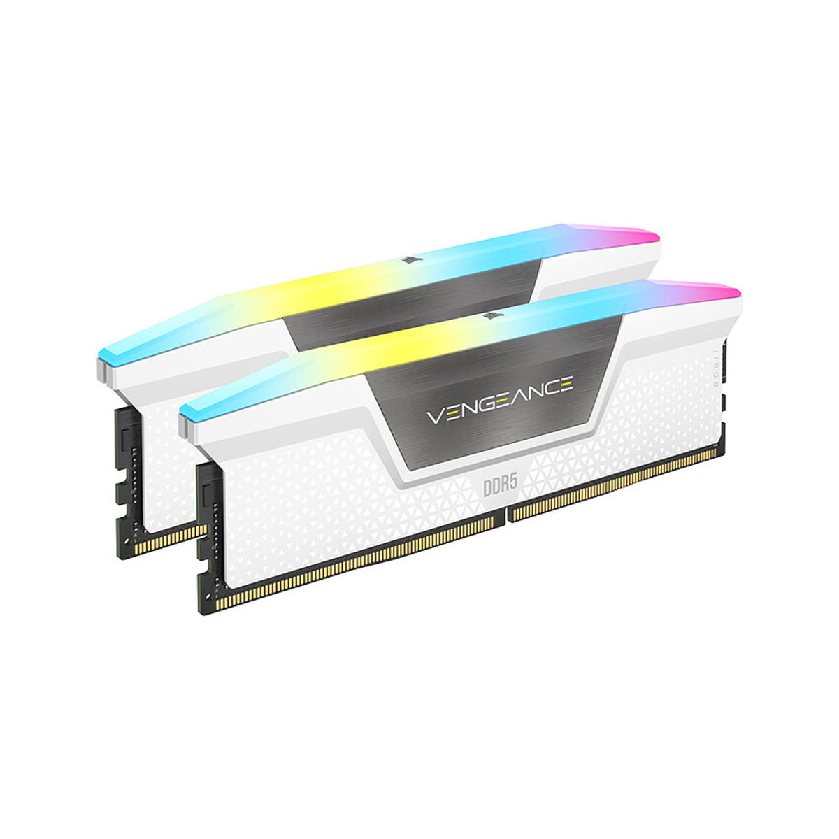 CORSAIR VENGEANCE RGB DDR5 32GB (2 x 16GB) DDR5 5600 CL40-40-40-77 1.25V Intel XMP - WHITE