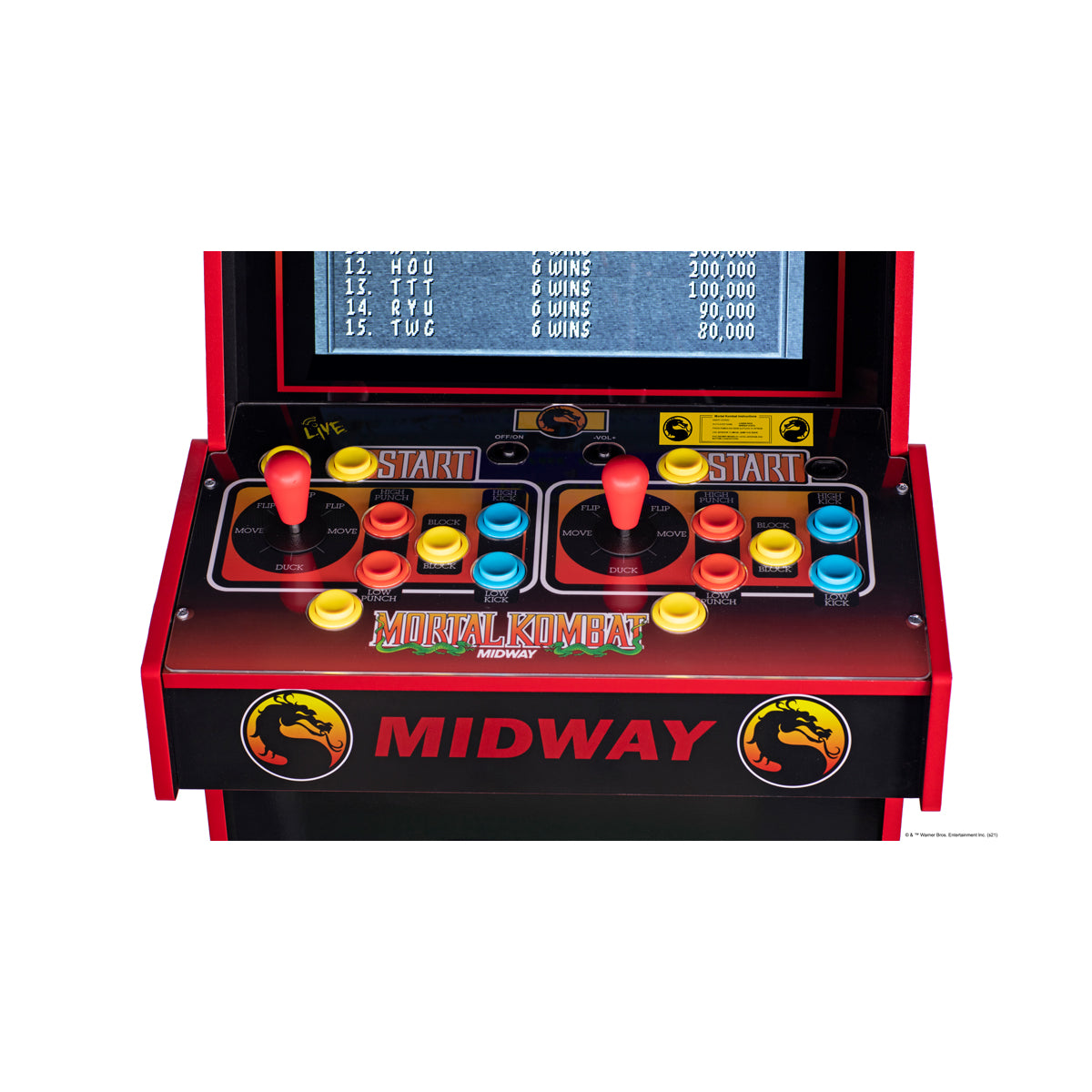 ARCADE MIDWAY LEGACY GAME MORTAL KOMBAT