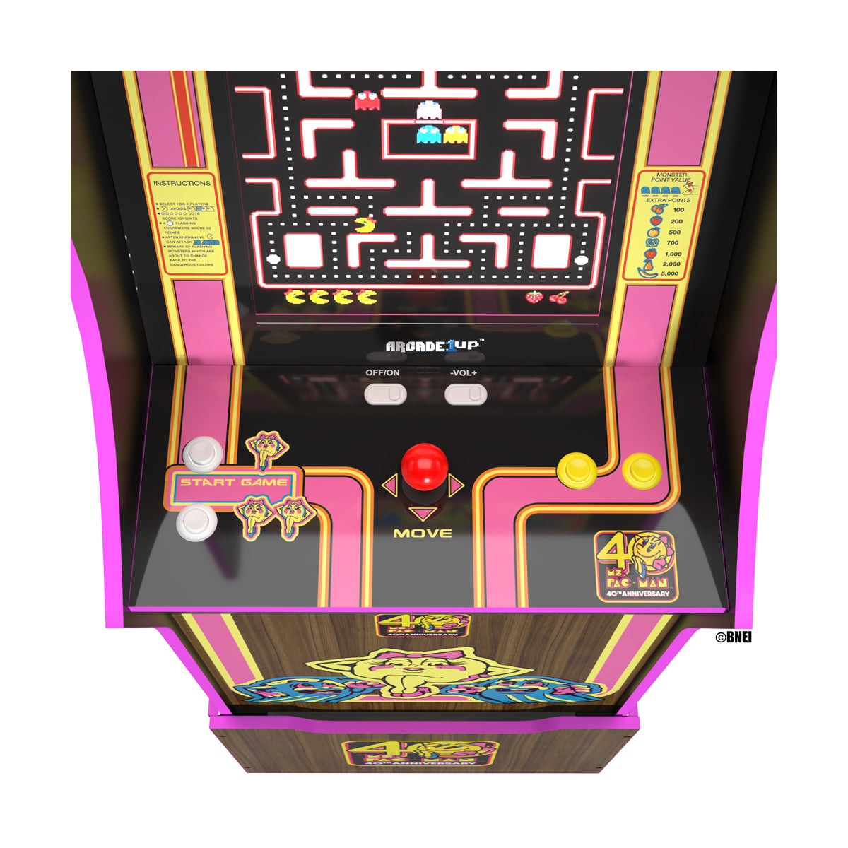 Arcade MS PAC-MAN 40TH ANNIVERSARY EDI.