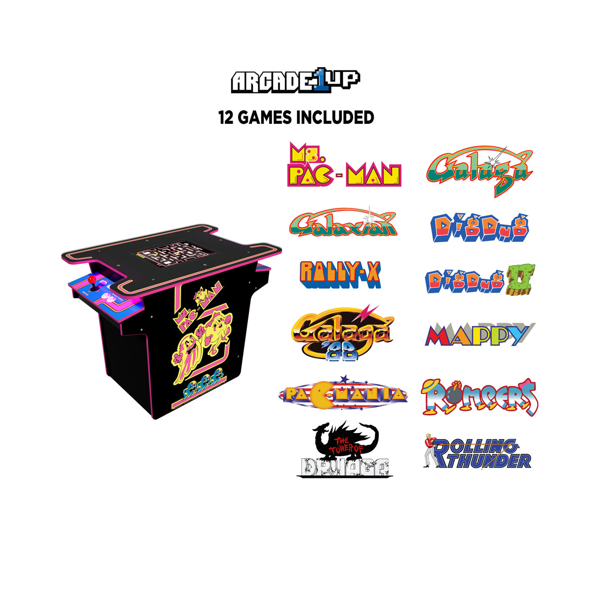Arcade MS PAC-MAN HEAD TO HEAD