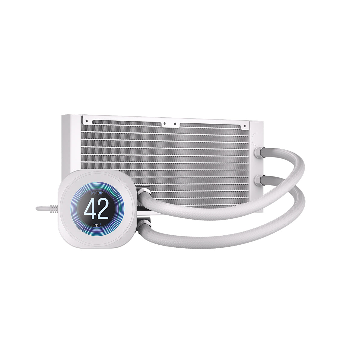 CORSAIR NAUTILUS 240 LCD White, 240mm Radiator, Liquid CPU Cooler