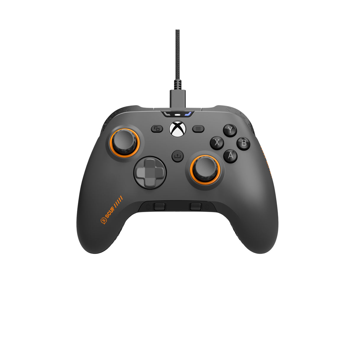 Controller cablato TMR ad alte prestazioni SCUF VALOR per PC, Xbox Series X|S e Xbox One – Grigio acciaio