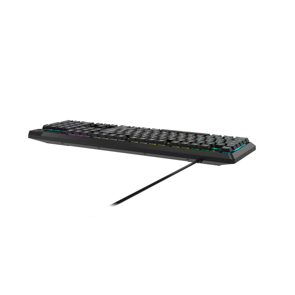 CORSAIR K55 CORE RGB Gaming Keyboard, Backlit Zoned RGB LED, Rubberdome