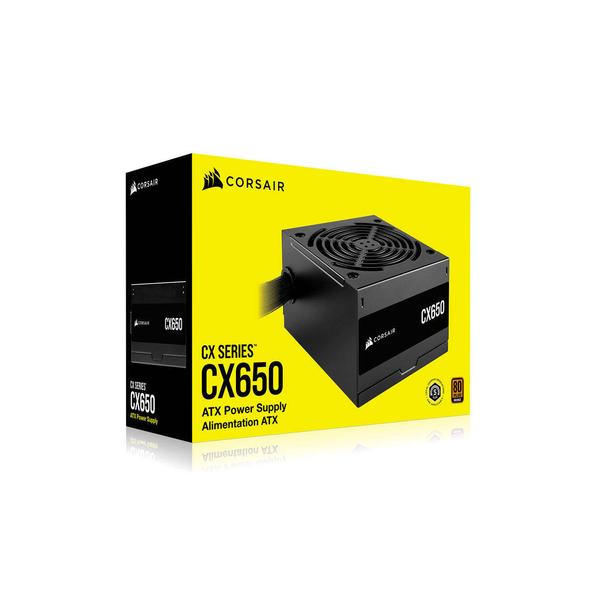 CORSAIR CX Series, CX650, 650 Watt, 80 PLUS Bronze