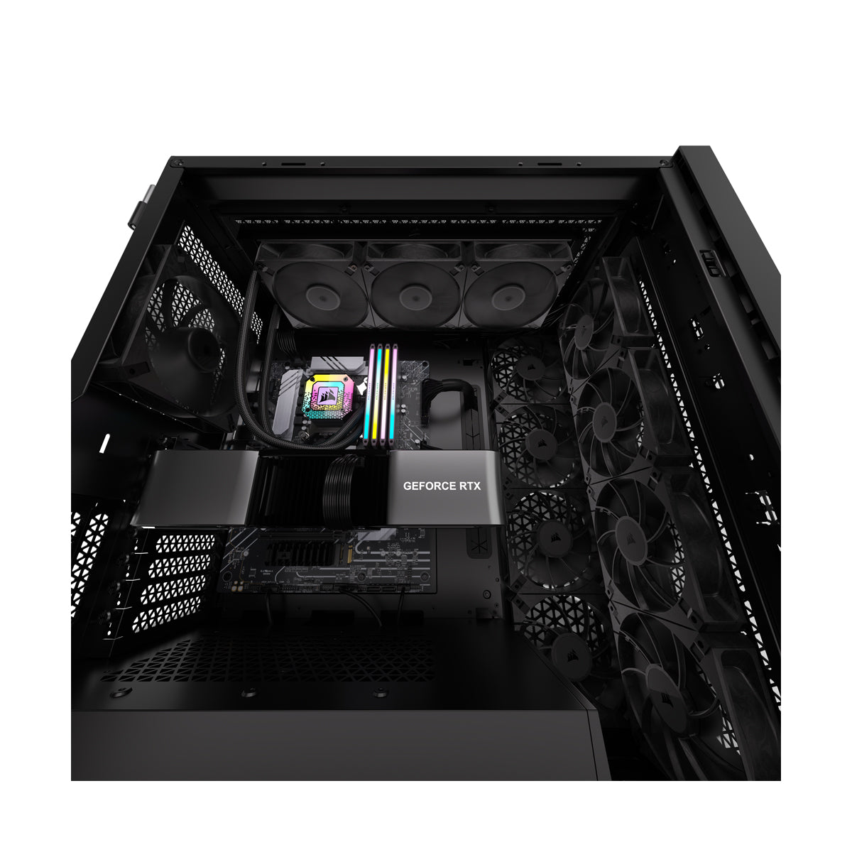 CORSAIR RS Series, RS120 MAX, 120mm Fan, Triple Pack