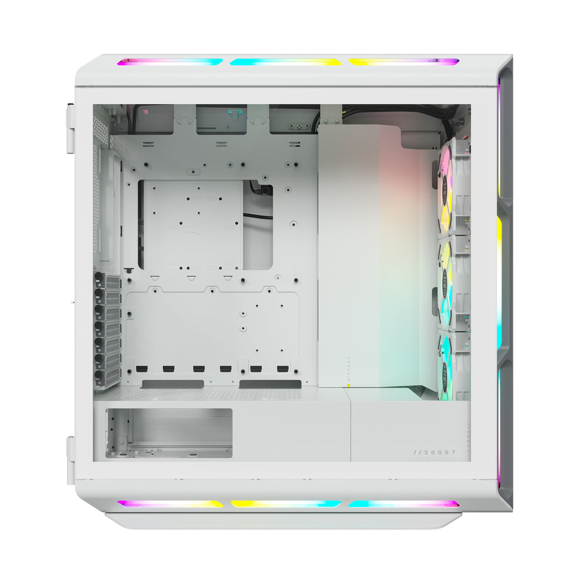 CORSAIR iCUE 5000T RGB TG, White