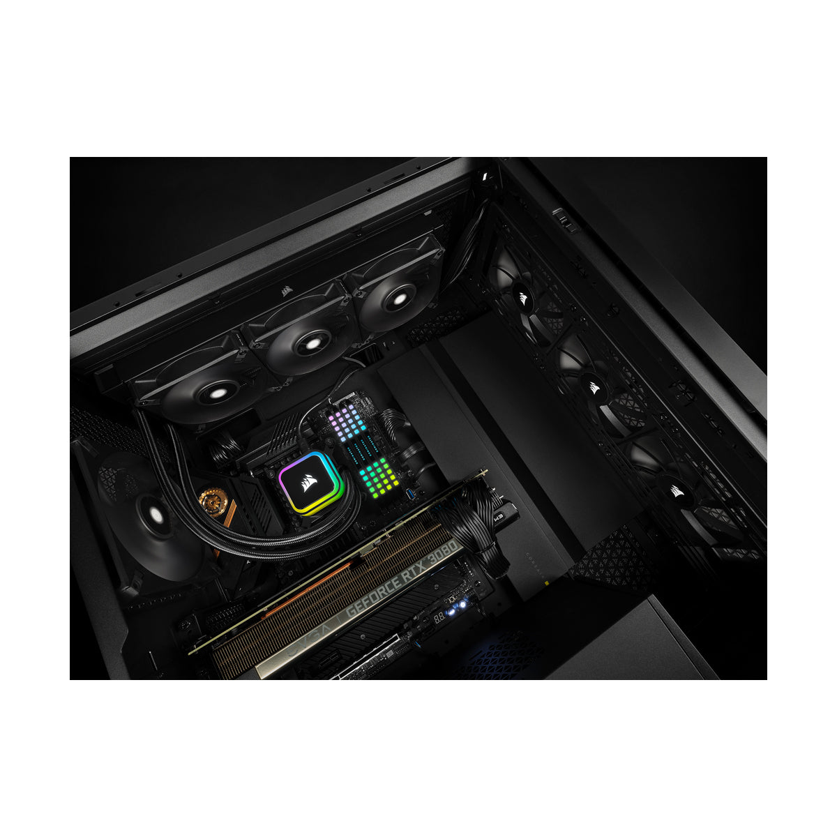 CORSAIR iCUE H100i ELITE RGB Liquid CPU Cooler