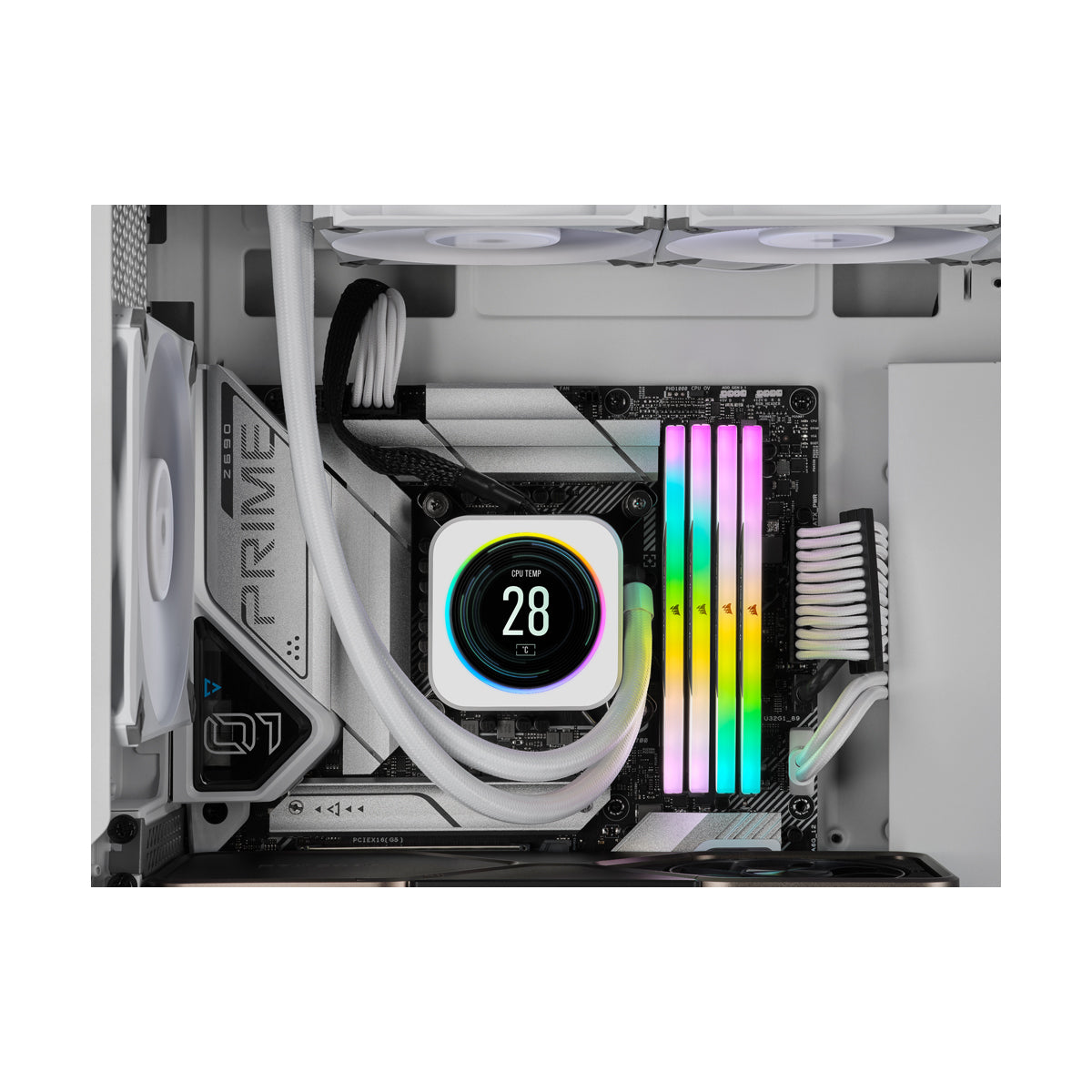 CORSAIR iCUE ELITE LCD Upgrade Kit - White